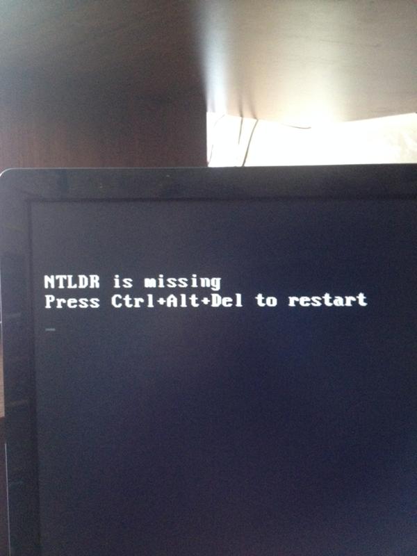 «ntldr is missing» — что делать? решение проблемы с загрузкой windows