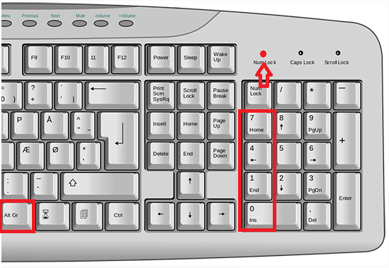 Как сделать большие буквы на клавиатуре компьютера
