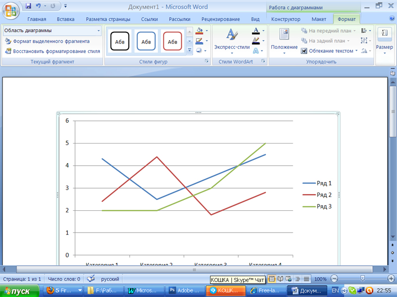 Как изменить данные в диаграмме в ворде: как нарисовать график в word 2010?