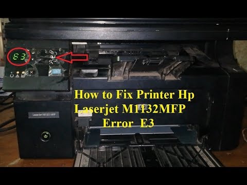 Быстрое решение ошибки e8, e3, e2 или e0 на принтере hp laserjet m1132 mfp
