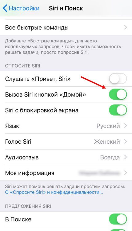 Как включить siri на iphone. активация сири