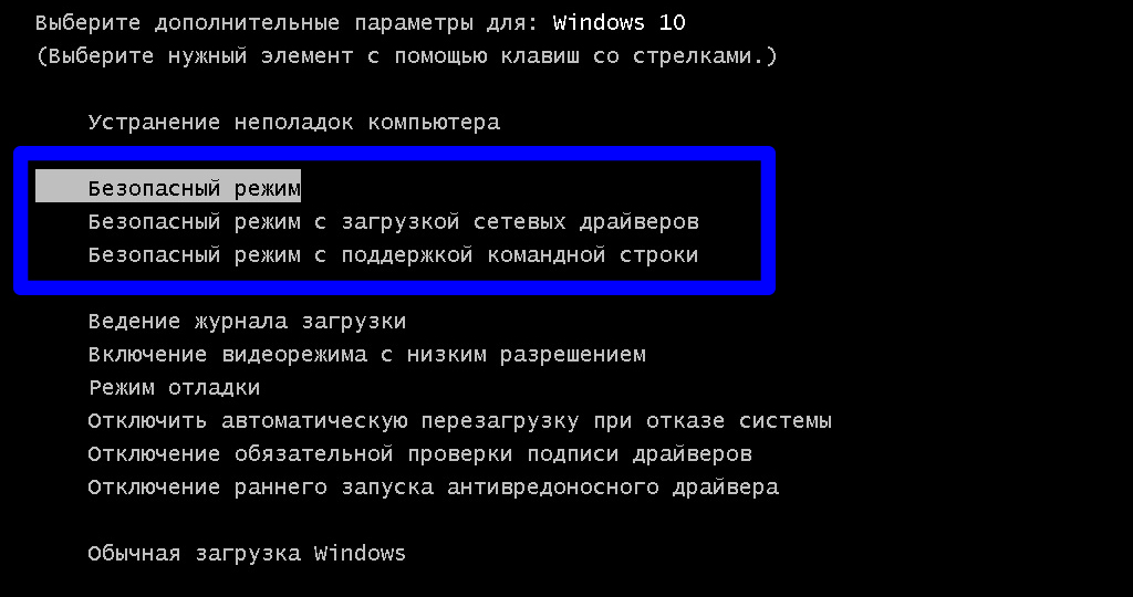 Безопасный режим в windows 7: запуск через графический интерфейс, редактор реестра и вход в меню f8