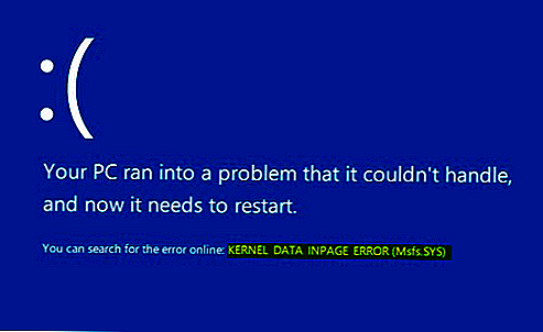 Fix kernel data inpage error (msis.sys) in windows 11/10